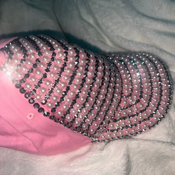 Unisex Rhinestone Sequins Baseball Cap Sparkly Glitter Bling Snapback Hat - Picture 3 of 6